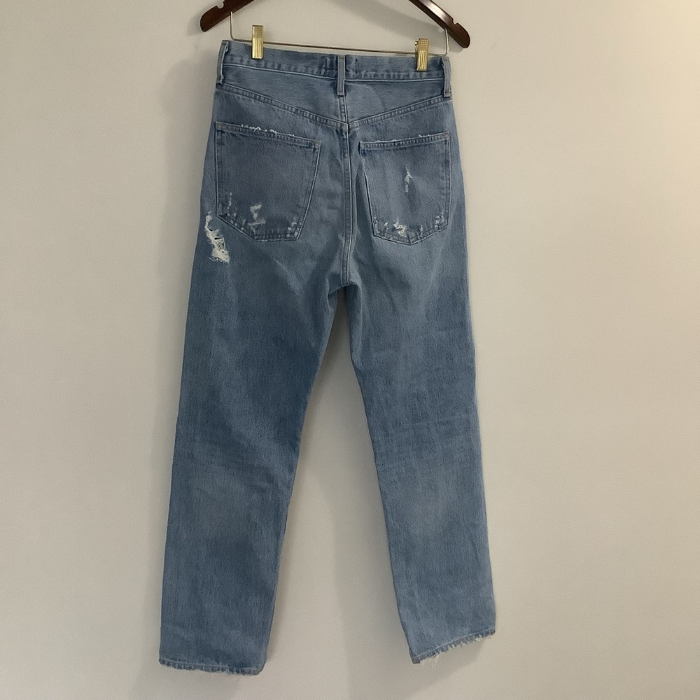 Agolde 90’s Jeans light Blue distressed - Picture 2 of 11
